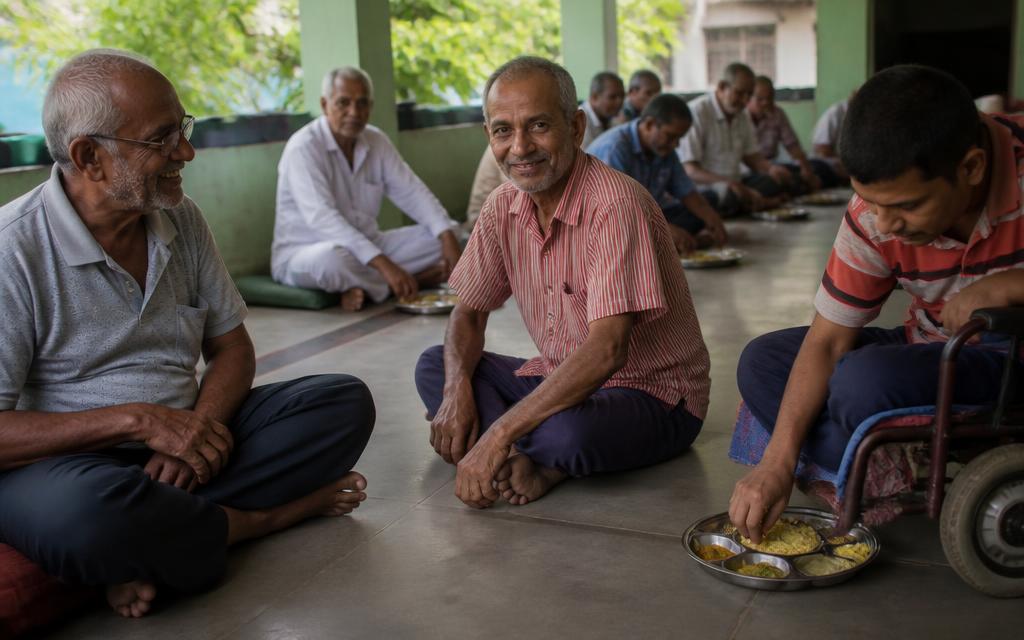 Pitruchaya — Homes for destitute, battered, physically challenged, and old age men
